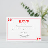 Casino Poker | Vegas Lecture Cartes Carte de répon (Debout devant)