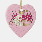 Casino Queen Keramisch Ornament (Rechts)