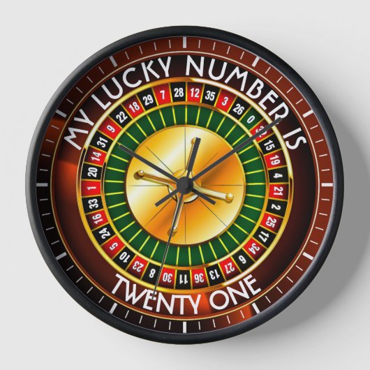 Casino Roulette met je Lucky Number wiel (Voorkant)