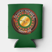 Casino Roulette wiel met uw Lucky Aantal Blikjeskoeler (Voorkant)