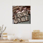 Casino Royale Las Vegas Retro Poster (Cuisine)