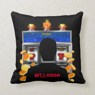 Casino Slot Machine Gambling Jackpot Kussen