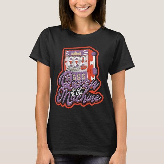 Casino Slot Machine Gambling T-shirt (Voorkant)