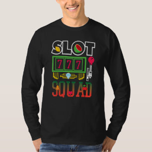 Casino Slot Squad Grafische Slotmachine Zeven Gel T-shirt