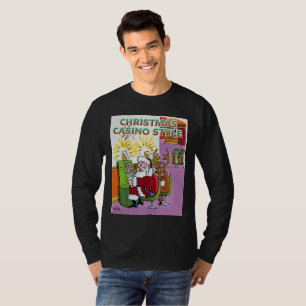 Casino-stijl, lange hoes, zwart shirt