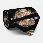 Casino Stropdas één over Stropdas (Opgerold)