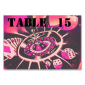 Casino Theme Dice Kaarten Gokken (Achterkant)