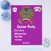 Casino Themes Masquerade 1 Flyer (Enkel)