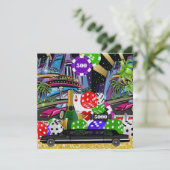 Casino Uitnodiging (Staand voorkant)