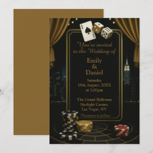 Casino Vegas Faire-part de mariage