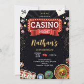 Casino Verjaardag Kaart (Voorkant)