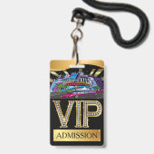 CASINO VIP Lanyard BADGE (Voorzijde met lanyard)