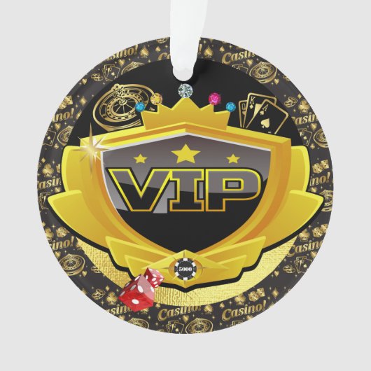 CASINO VIP-Ornament Ornament (voorkant)