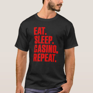 Casino voor mannen Casino Gambler Poker T-shirt