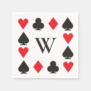 Casino Wedding Paper Napkins Servetten