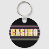Casinobord met neonstippenletters sleutelhanger (Voorkant)