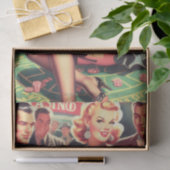  casinoillustratie tissuepapier (Geschenk)