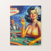  casinovrouw legpuzzel (Verticaal)