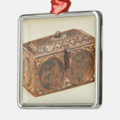 Casket, 13e eeuw metalen ornament (Links)