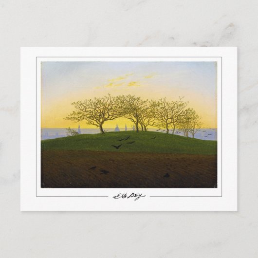 Caspar David Friedrich #137 - Carte postale d'art (Devant)
