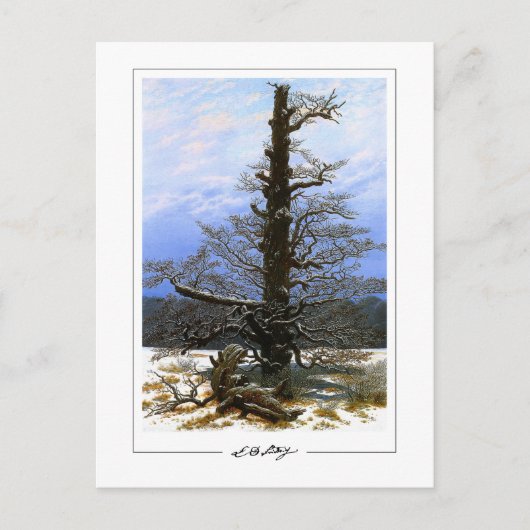 Caspar David Friedrich #17 - Carte postale d'art (Devant)