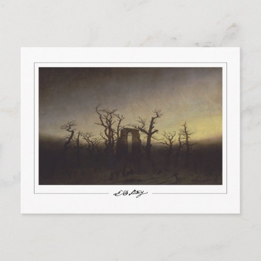 Caspar David Friedrich #18 - Carte postale d'art (Devant)