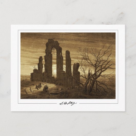 Caspar David Friedrich #19 - Carte postale Art (Devant)
