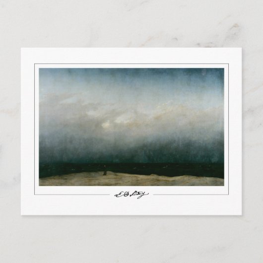 Caspar David Friedrich #20 - Kunstkaart Briefkaart (Voorkant)