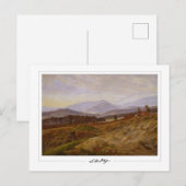 Caspar David Friedrich #21 - Carte postale d'art (Devant / Derrière)