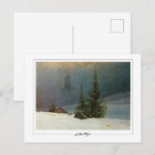 Caspar David Friedrich #23 - Carte postale d'art (Devant / Derrière)