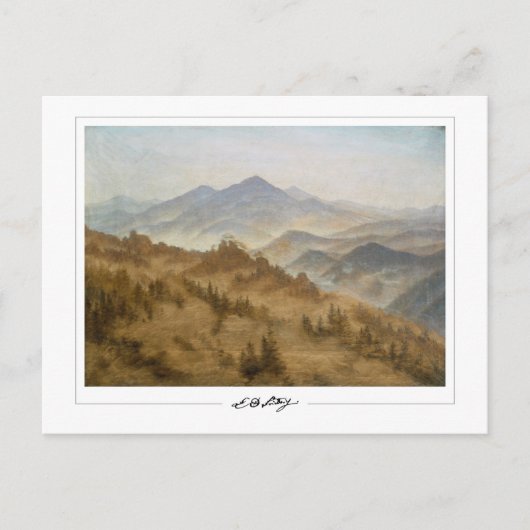 Caspar David Friedrich #25 - Kunstkaart Briefkaart (Voorkant)