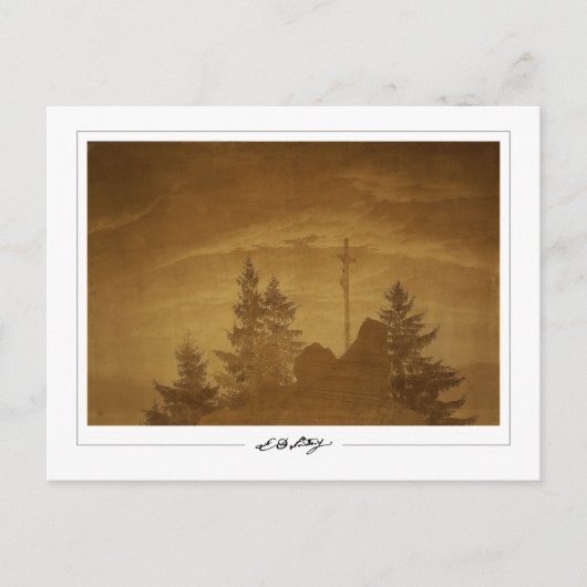 Caspar David Friedrich #38 - Carte postale d'art (Devant)