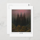 Caspar David Friedrich #3 - Fine Art Briefkaart (Voorkant / Achterkant)