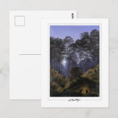 Caspar David Friedrich #42 - Carte postale d'art (Devant / Derrière)