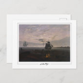Caspar David Friedrich #59 - Carte postale Art (Devant / Derrière)