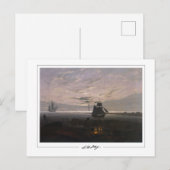 Caspar David Friedrich #59 - Carte postale d'art (Devant / Derrière)