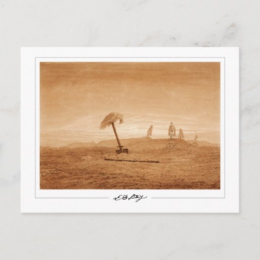 Caspar David Friedrich #5 - Kunstkaart Briefkaart (Voorkant)