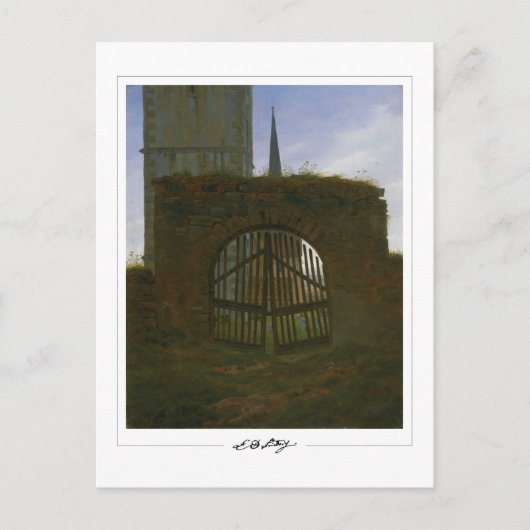 Caspar David Friedrich #62 - Carte postale Art (Devant)