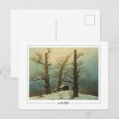 Caspar David Friedrich #6 - Carte postale d'art fi (Devant / Derrière)