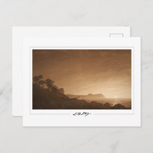 Caspar David Friedrich #7 - Carte postale Art (Devant / Derrière)