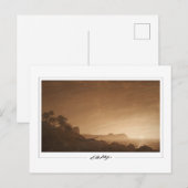Caspar David Friedrich #7 - Carte postale d'art (Devant / Derrière)