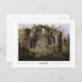 Caspar David Friedrich #93 - Carte postale Art (Devant / Derrière)