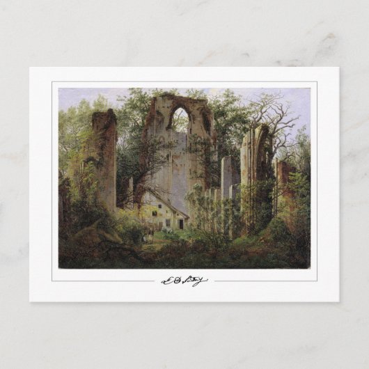 Caspar David Friedrich #93 - Kunstposter Briefkaart (Voorkant)