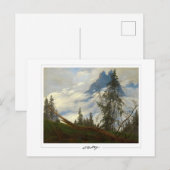 Caspar David Friedrich #9 - Carte postale d'art fi (Devant / Derrière)