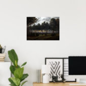 Caspar David Friedrich De tijd van de dag De avond Poster (Thuiskantoor)