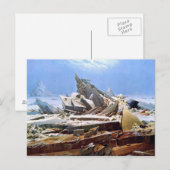CASPAR DAVID FRIEDRICH - Het zee van ijs 1824 Briefkaart (Voorkant / Achterkant)
