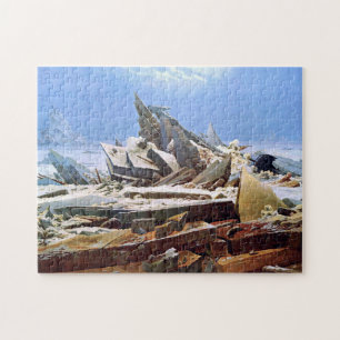 CASPAR DAVID FRIEDRICH - Het zee van ijs 1824 Legpuzzel
