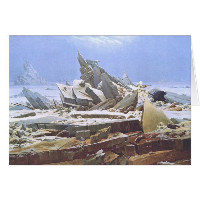 Caspar David Friedrich - La mer polaire (Devant horizontal)