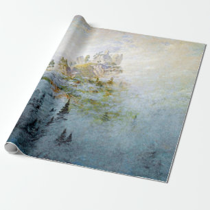 Caspar David Friedrich Morning Mist in bergen Cadeaupapier
