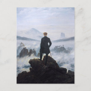 CASPAR DAVID FRIEDRICH - Wanderer boven het zee Briefkaart